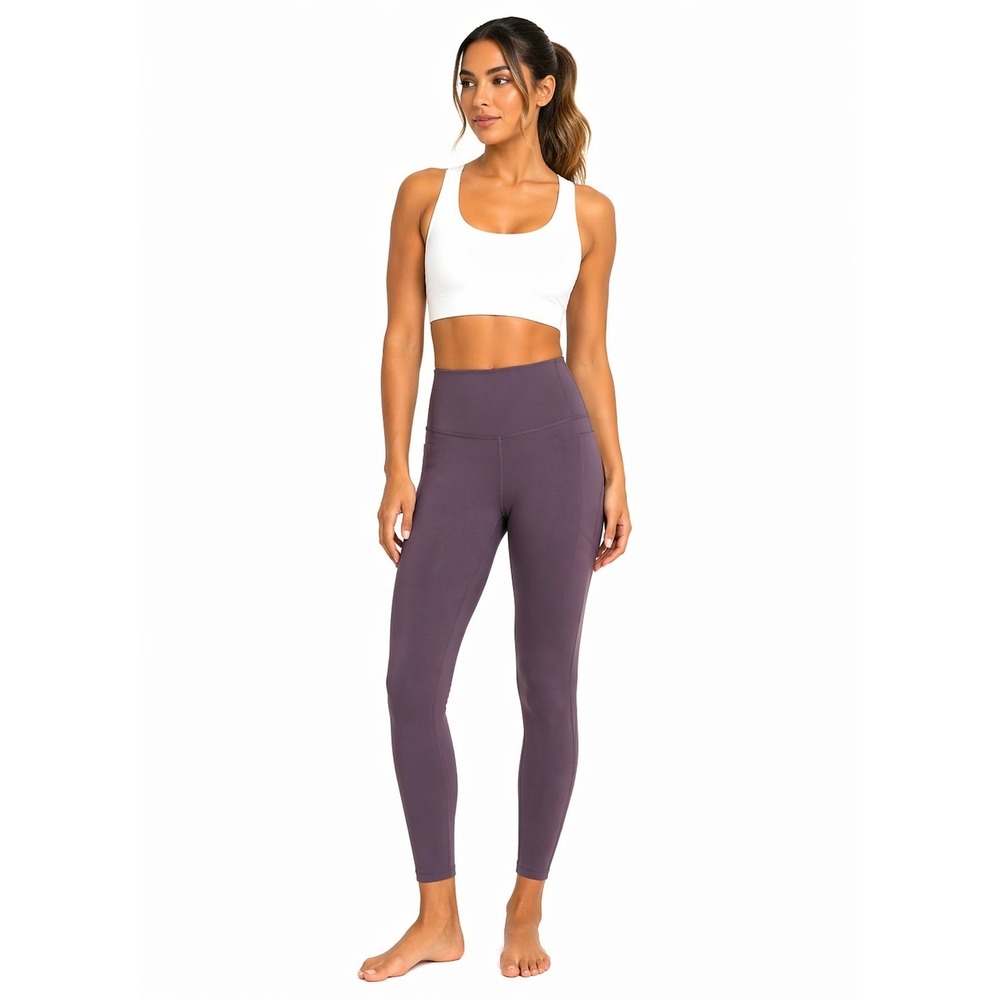 Rhone Revive 7/8 Pocket Legging Dark Plum Purple XS High Rise Yoga Pants